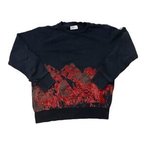 Vintage kids Moncler Abstract Print Crewneck Sweatshirt Size 14A 164 CM